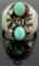 Men's Mexican Sterling Silver & Turquoise Ring