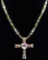 Robert Shields Sterling Silver Cross Necklace