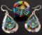 Sterling Silver Micro Mosaic Inlay Earrings & Ring Set