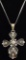 Vintage Taxco Sterling Silver Cross Pendant