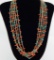 Vintage Heishi, Coral & Turquoise Bead Necklace