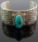 Sterling Silver & Turquoise Cuff Bracelet