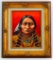 Framed Oil Painting : Sitting Bull