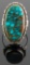 Men's Sterling Silver & Turquoise Ring