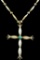 Sterling Silver Beaded Cross Necklace
