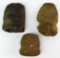 Lot of 3 : Native American Stone Tool Artifacts
