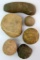 Lot of 6 : Native American Stone Grinding Artifacts