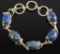 Lapis & Sterling Silver Bracelet