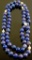 Lapis, Pearl, and 14k Knotted Bead Necklace