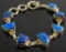 Sterling Silver & Lapis Bracelet