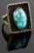 Vintage Sterling Silver & Turquoise Ring