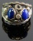 Navajo Max Calabaza Sterling Silver & Lapis Ring