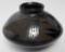 Pueblo Black-on-Black Ceramic Pot : Signed Manuel Corona