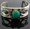 Sterling Silver & Turquoise Cuff Bracelet