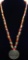 King George II Indian Peace Medal on Beaded Necklace