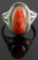 Ramona Sterling Silver & Coral Ring