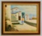 Southwestern Town Scene - Textured Oil on Canvas : Dick Keenan