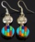 Sterling Silver Navajo Multi-stone Earrings