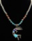 Sterling Silver Beaded Necklace and Kokopelli Pendant