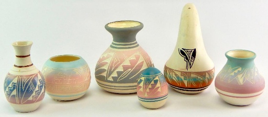 Lot of 6 : Mesa Verde Pottery