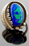 Sterling Silver Azurite Ring