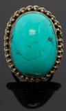 Turquoise & Sterling Silver Ring