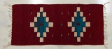 Hand loomed Wool Diamond Patterned Rug