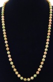 Unakite Jasper Bead Necklace