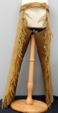 Pair of Buckskin Fringed Leather Chaps