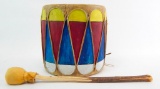 Native American Made Skin Drum and Mallet