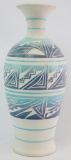 Tall Carved Southwestern Vase - Signed