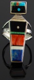 Navajo Sterling Silver Inlay Ring : H. Smith