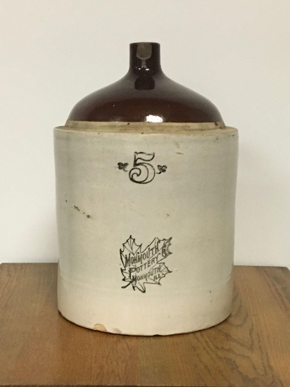 5 gallon "Monmouth Pottery" Jug