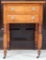 Antique Two-Drawer Tiger Maple End Table