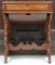 Victorian Burled Walnut Sewing Table