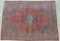 Antique Hand Knotted Iranian Mashad Rug