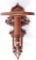 Antique Walnut Wall Sconce