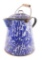 Antique Large Blue and White Granite Ware Coffee Pot