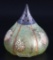 Mt Washington Hand painted Enameled Glass Fig Shaped Muffineer/Sugar Shaker