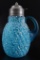 Antique Cobalt Blue Confetti Swirl Syrup Pitcher
