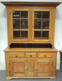 Antique Pine Kitchen Cabinet