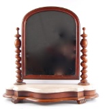 Antique Vanity Mirror with Marble Top