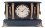 Antique Ingraham Black Mantle Clock