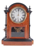 Antique Seth Thomas Eight Day Mahogany Mantle Clock