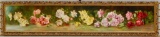 Scattered Bouquet of Roses : Framed Original Oil on Canvas