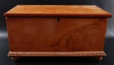 Antique Tiger Maple Wood Box