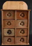 Antique Pine Wood Spice Cabinet