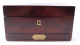 Antique Rosewood Fitted Traveling Vanity Case