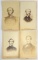 Group of 4 CDV Photographs-Civil War Admirals