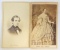 Rare CDV's of Confederate President Jeff Davis and his wife. 2 CDV Photographs